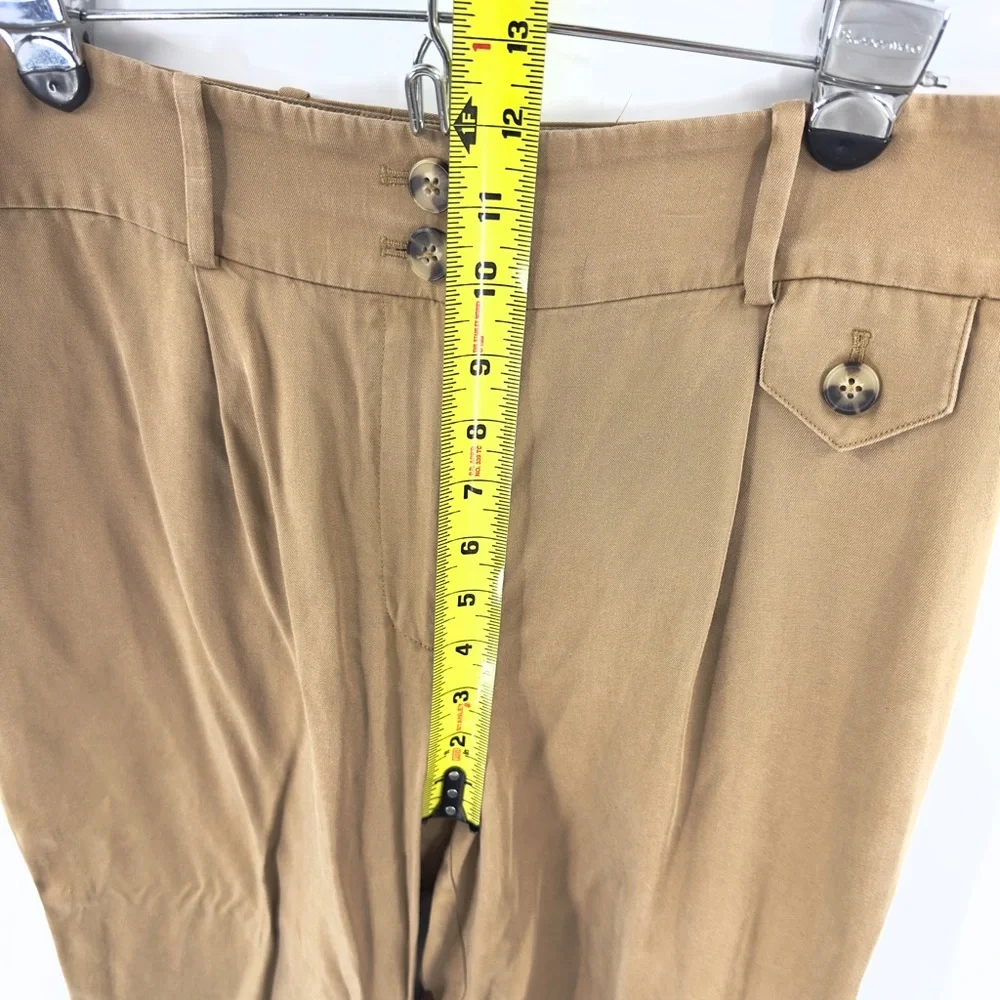 Club Monaco Slim Carrot Pleated Trouser Pants Womens Size 8 Cropped High Rise